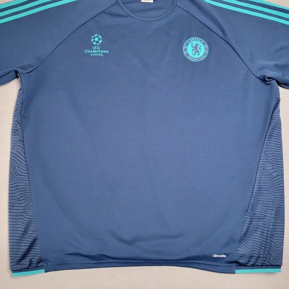 ADIDAS CHELSEA 2015/2016 UEFA CHAMPION LEAGUE SOCCER SHIRT JERSEY 3XL MENS - Picture 3 of 14